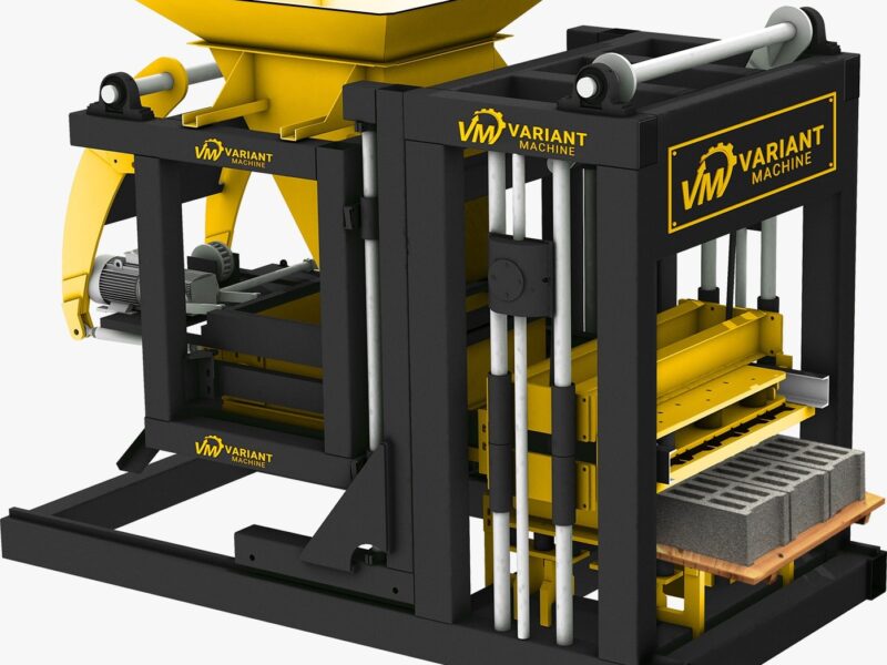 PARPAING – MACHINE DE PRODUCTION DE PAVE ET DE BORDURES (SET)